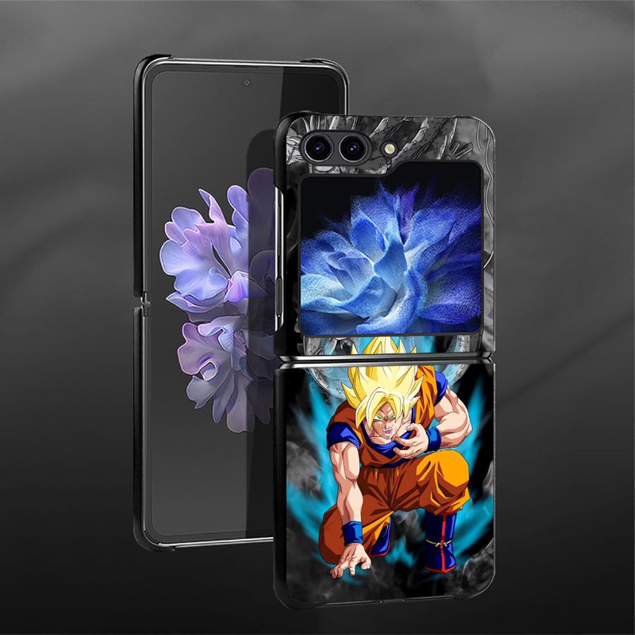 Back Phone Cover Funda Case for Samsung Galaxy Flip6 Z Flip 7 6 5 4 3 Flip7 FE Flip4 Flip3 Flip5 Dragons Balls