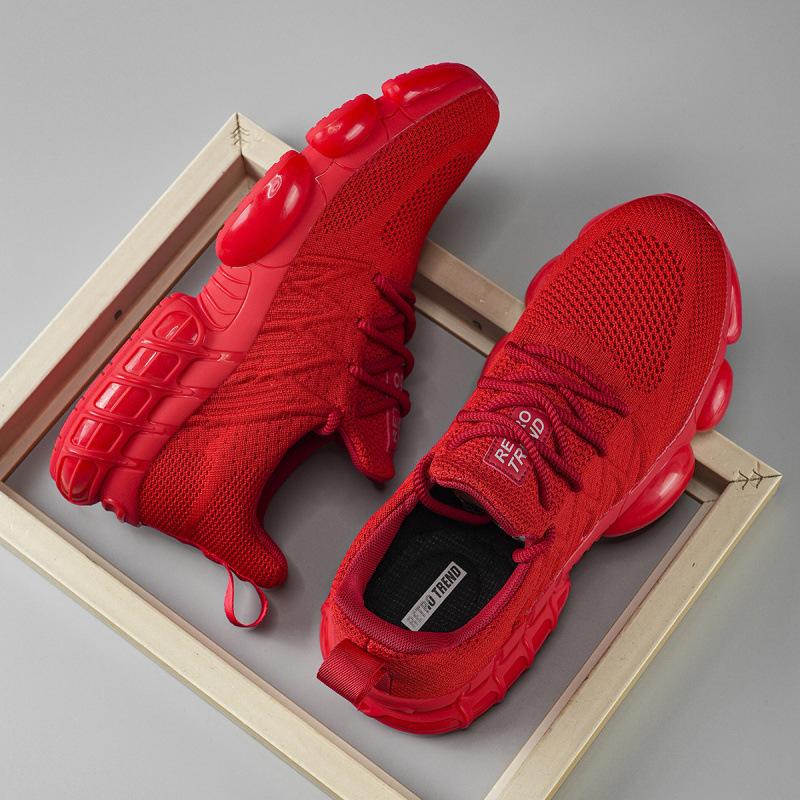 Trend fashion couple basketball shoes men's shoes casual sports breathable campus green