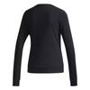 Adidas Pullover Round Neck Comfortable Casual Sweatshirt Women Sweatshirt Black CV9215