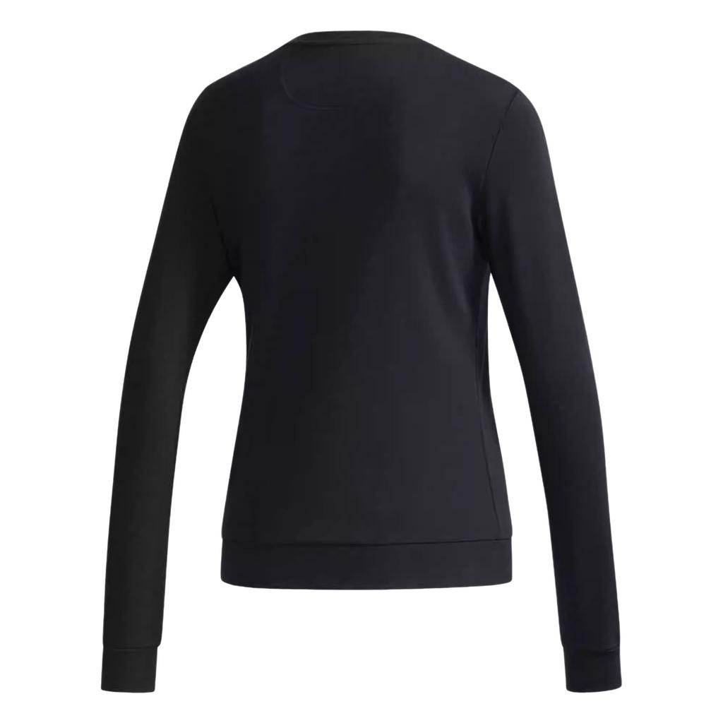 Adidas Pullover Round Neck Comfortable Casual Sweatshirt Women Sweatshirt Black CV9215