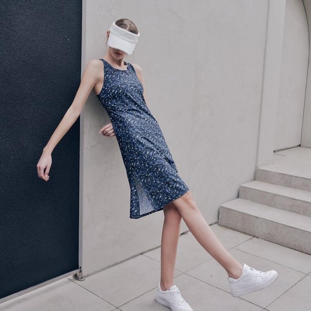 Huit Backpoint Sleeveless Dress Htwop2j01t
