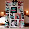 Anime P-Psychocuties Mimi Throw Lightweight 240g Flannel Blanket Soft Skin-friendly for Summer Cooling
