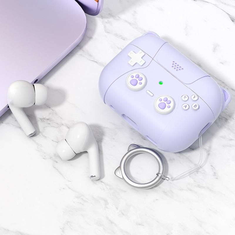 Silicone Earphone Cover Rubber Case High Elasticity for Pods 4 Precise Molded Firm Fit with Dust Resistant Finish