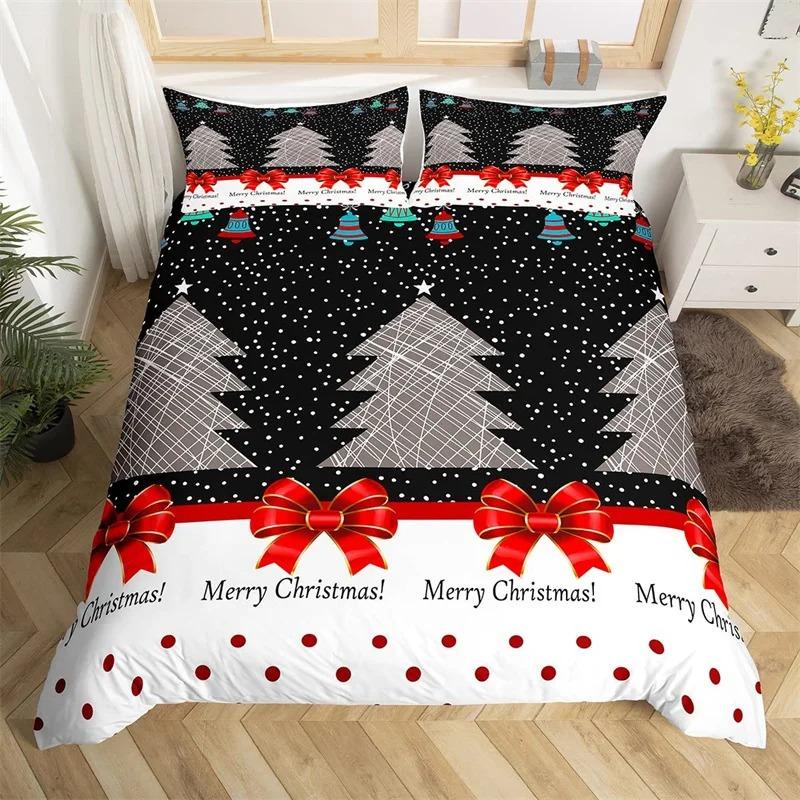 

Комплект постельного белья «Снеговик» 3 предмета Счастливого Нового Рождества Пододеяльник Квин Зимний Тематический Чехол для Одеяла Веселого Рождества Покрывало EU Single(135x200cm)