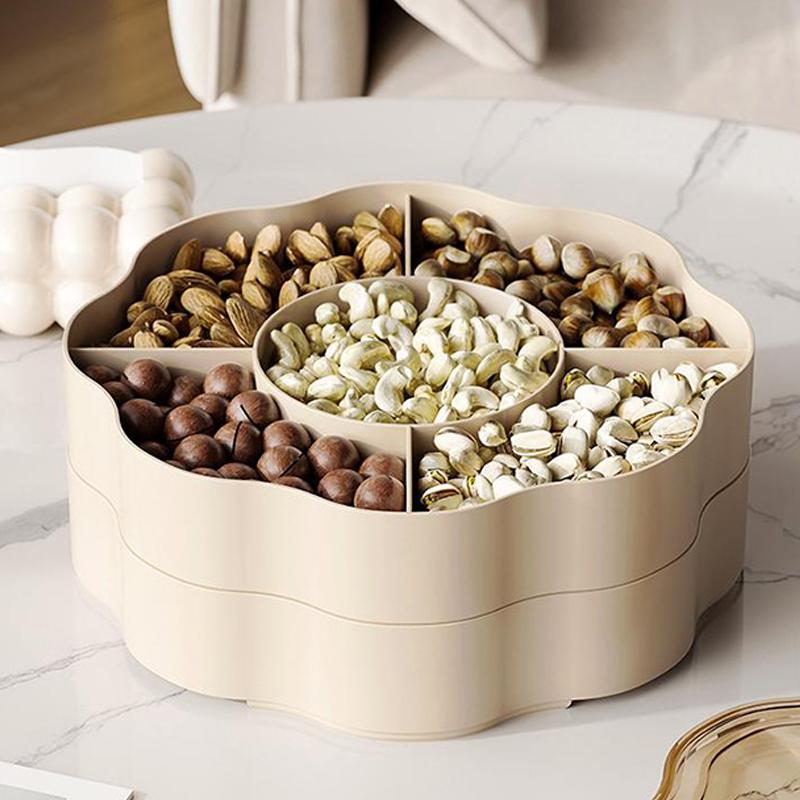 Home Candy Tray, Dried Fruit Snacks, Candy Storage Tray, Living Room Coffee Table Dried Fruit Small Item Storage Box Pp Material
