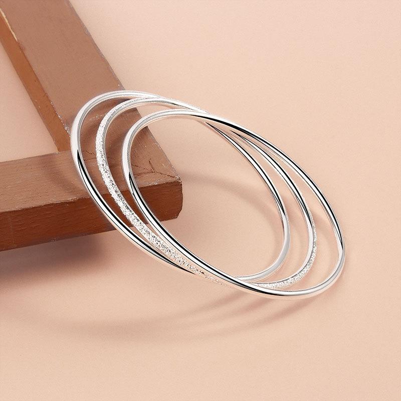 Solid Dreamcatcher Bangle Bracelet For Women Young Three Lives Three Worlds Valentine Gift For Best Friend Fashion Jewelry