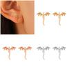 Dragon Statement Earrings Modern Ear Jewelry Woman Earring Stylish Studs Earring Copper Texture for Various Occasion