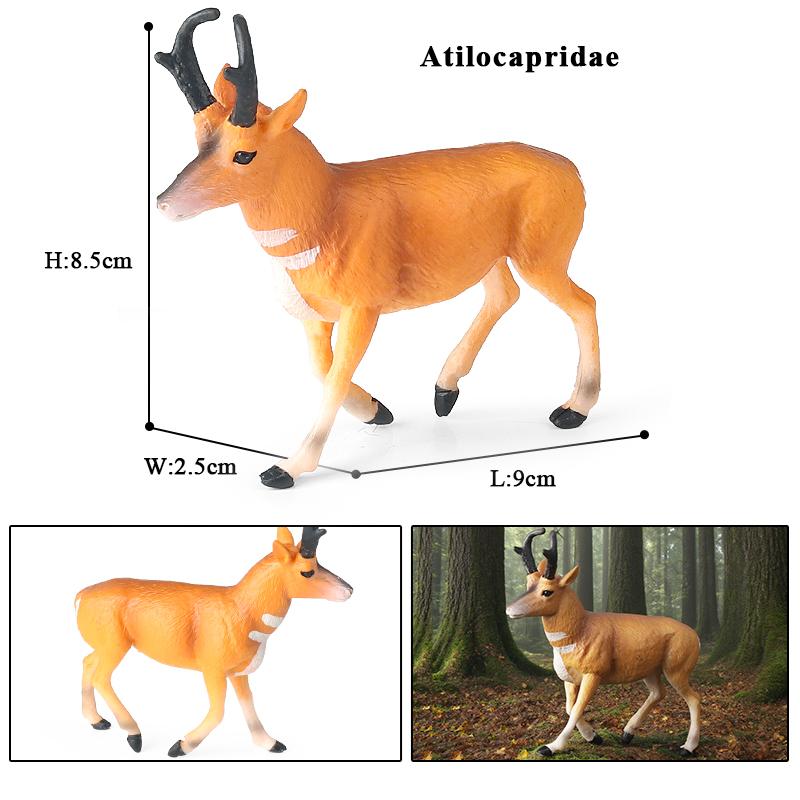 Oenux Clasic Animale de Fermă Simulare Oaie Capră Argali Antilopă Model Figurină de Acțiune Figurine Păsări de Curte Jucărie Drăguță Pentru Copil Cadou