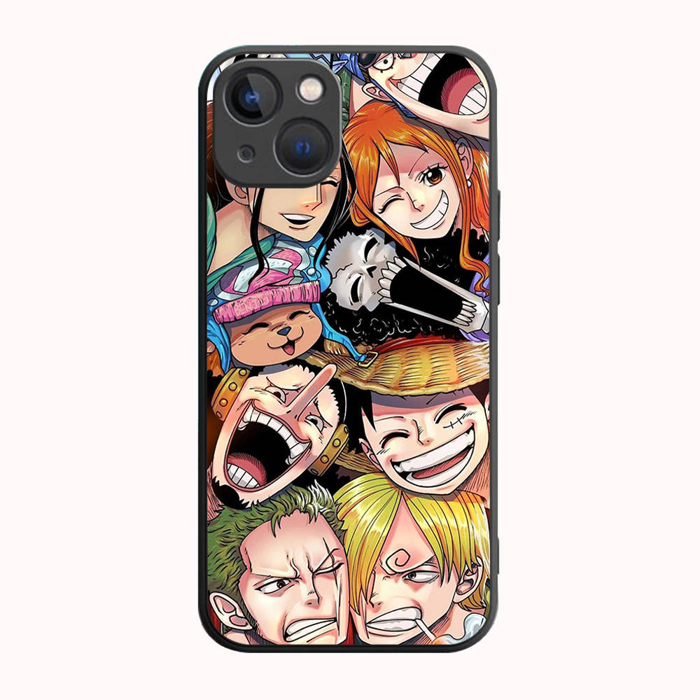 B-18 One Piece Black Case for Samsung S24 S23 S22 S21 S20 FE S10 Lite Ultra S7 S8 S9 Plus A05S A11 A12 A13 A15 A22 A24 A25 A32 A52 A71 5G