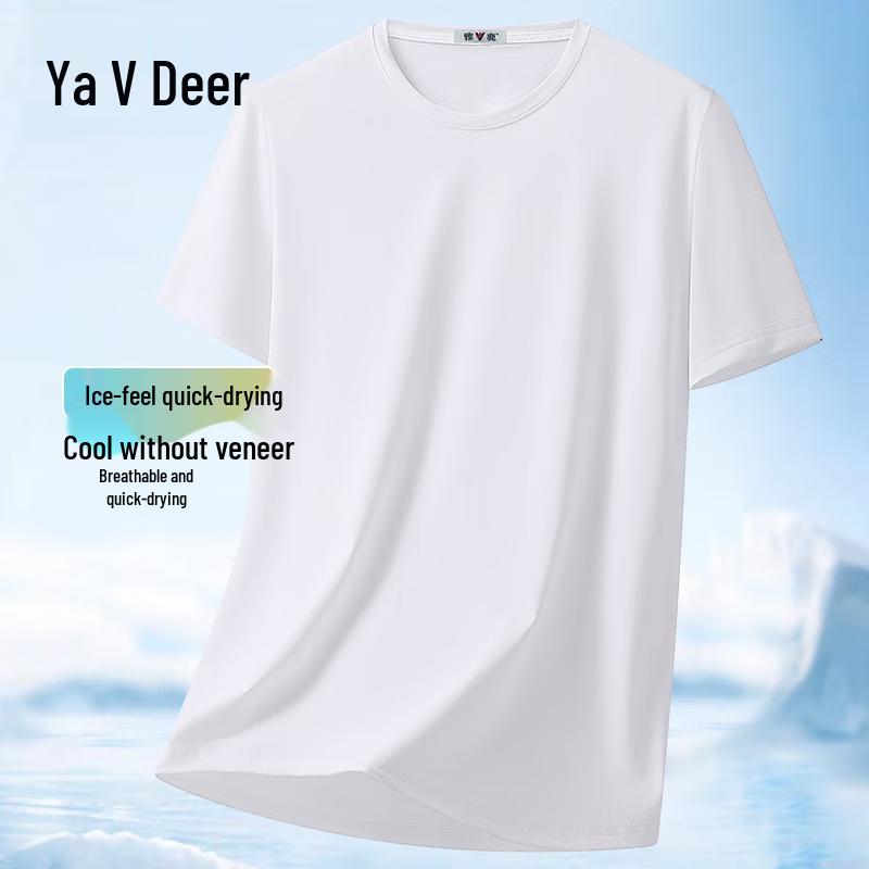 Yalu Men's Quick-Dry Round Neck T-Shirt