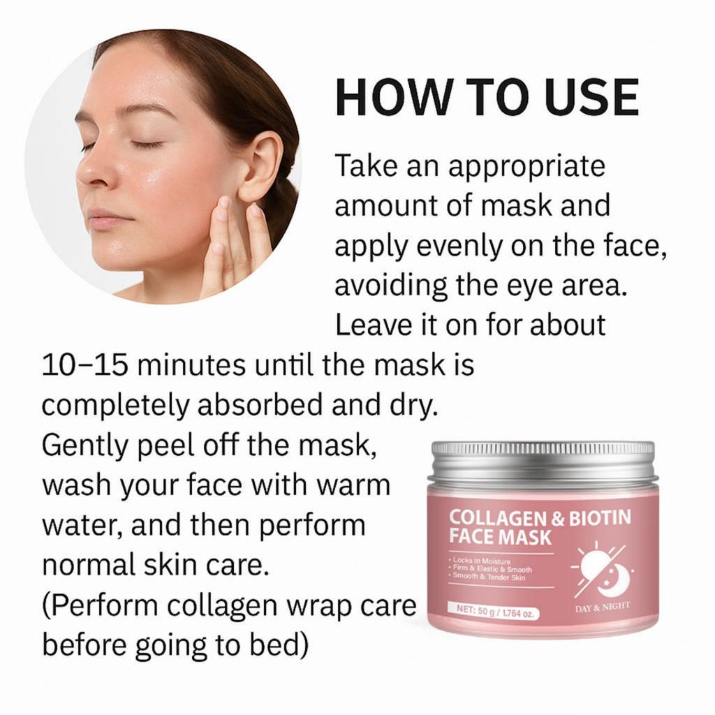 Collagen & Biotin Face Mask Peel-off Face Mask