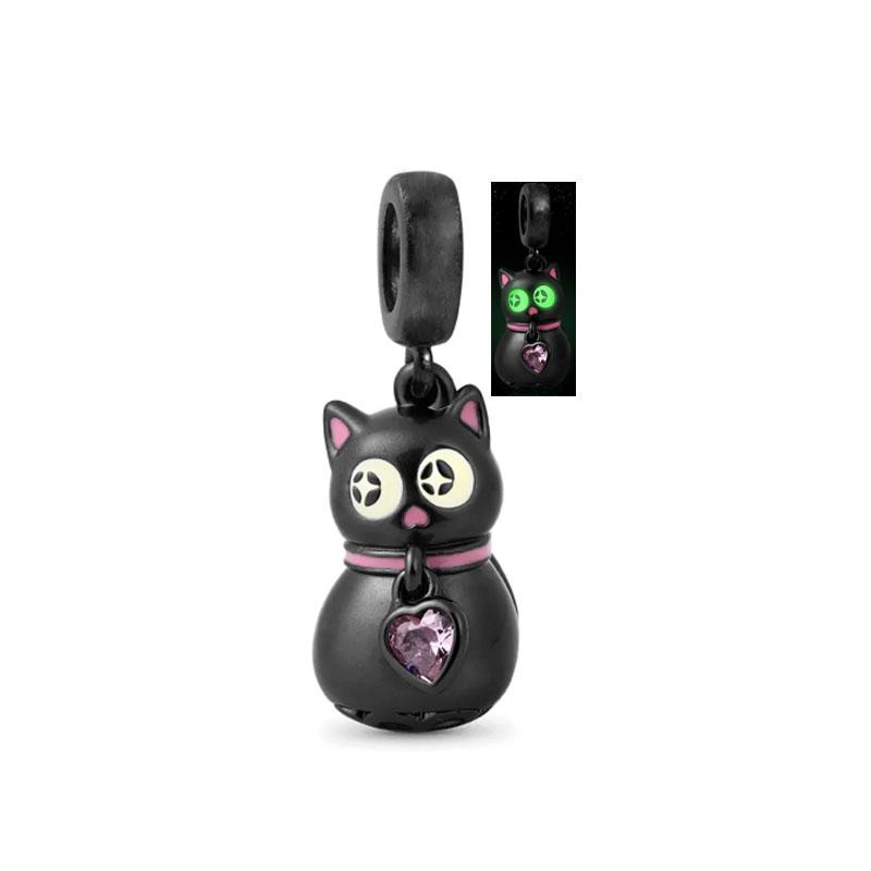 European New Copper Cute Animal Dogs, Cats, Elephants Pendant Suitable For Original Bracelet Diy Charm Jewelry