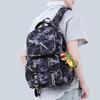 Schoolbag New Graffiti Backpack Men and Women Trend Versatile Leisure Travel Large Capacity Backpack Light Fashion Student Bag