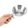 Outdoor Verdicken 304 Edelstahl Klapp Tragbare Picknick Schüssel Camping Kochgeschirr Utensilien