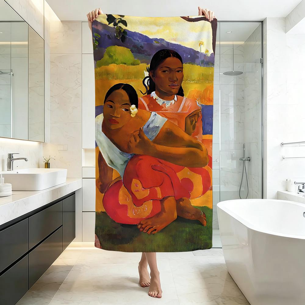 Vivid P-Paul GauguinS Towel Five-Star Hotel Quality Eco-Friendly Ultra Soft Thick Towels & Beach Towels