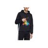Adidas Neo Cartoon Pattern Sports Pullover Hoodie Men Hoodie Black HD7296