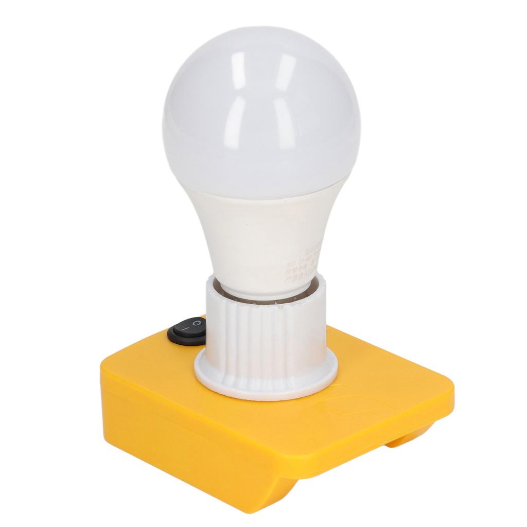 Portable Bulb Lamp Anti Slip PC 7W LED Work Light for DCB Series 18V 20V Lithium Battery 12?60V