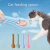 Cats Wet Treats Dispense Spoon Feeding Lickable Wet Treats Daily Use Cats Treat Squeeze Spoon Feeding Supplies