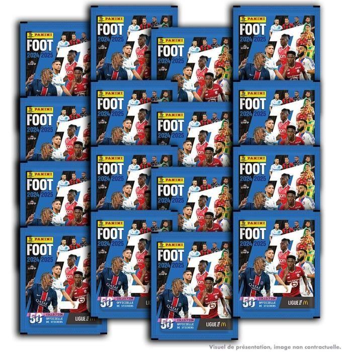 Boîte - PANINI - Foot Ligue 1 2024-2025 - McDonald's - 50 Pochettes - 350 Stickers
