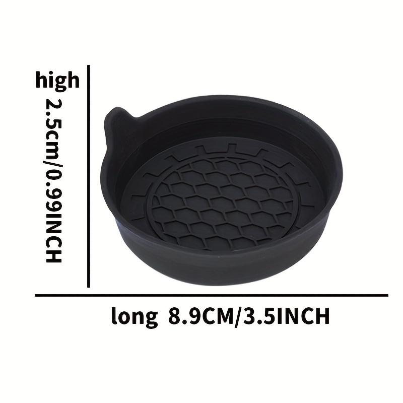 2pcs Non-slip Car Water Cup Pad Diamond Silicone Mat for Bottle Holder Coaster Auto Interior Anti-skid Cup Holders Thickened