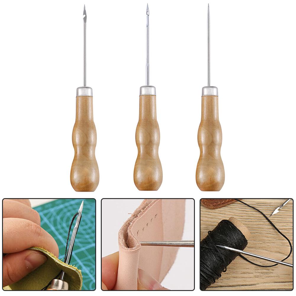 Craft Stitch Needle DIY Shoe Repair Leather Sewing Awl