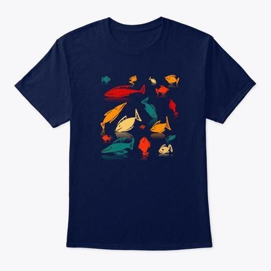 

Multicolor Fish Mania Fishquarium TTshirt Made in the USA Size S to 5XL 4XL