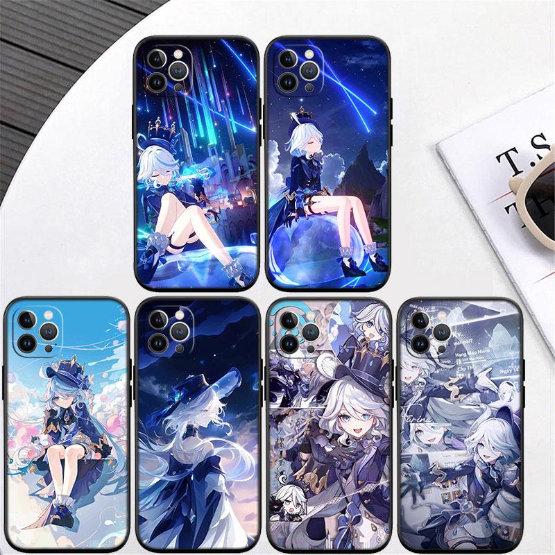 Genshin Impact Furina Phone Case for Motorola Moto Edge 60 60s 70 G86 G56 G54 E14 G04S G45 G54 G64 Pro Power Neo Fusion