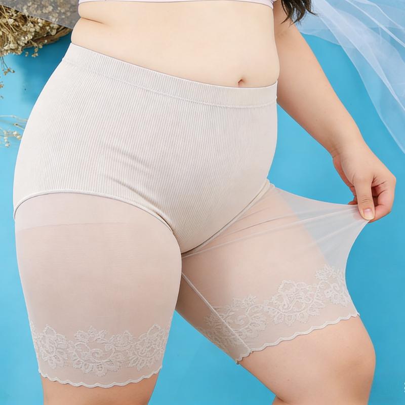 Plus Size Safety Short Pants Summer Women Seamless Underskirt Shorts Anti Rub Thigh Boyshorts Sexy Lace Women Boxers Boyshorts