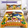 3pcs Duvet Cover Set (1*Duvet Cover + 2*Pillowcase, Without Core), Sonic Print Soft All‑Season Bedding Set, Home Bedroom Decor Gift
