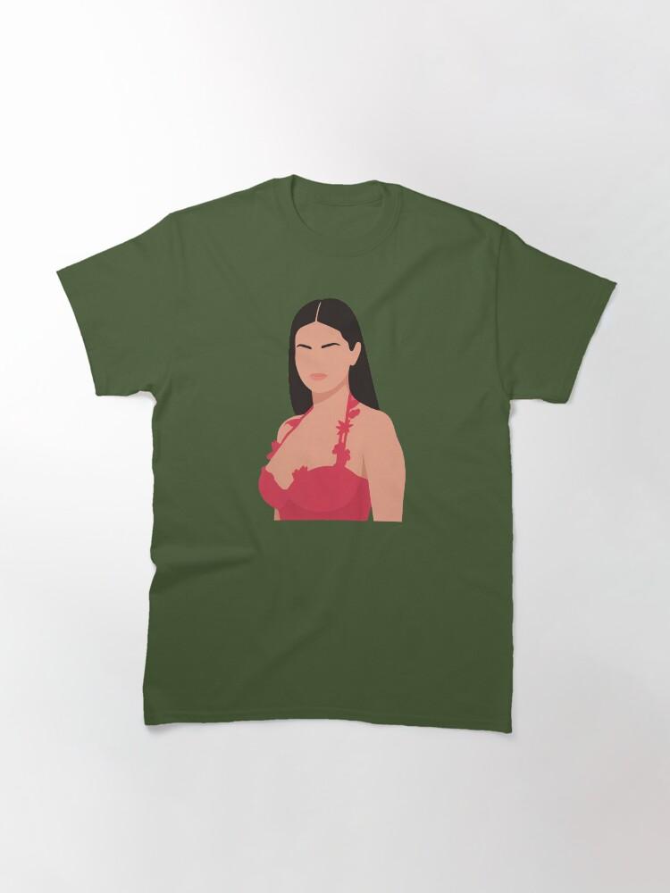 T-shirt Classica con Illustrazione Lineless di Selena Gomez