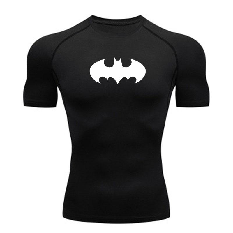 Men's Quick Dry Compression Workout T-Shirt, Breathable Stre