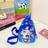 Cartoon Themed Colorful Kids Sling Bag Lightweight Nylon Purse Perfect For Use Everyday