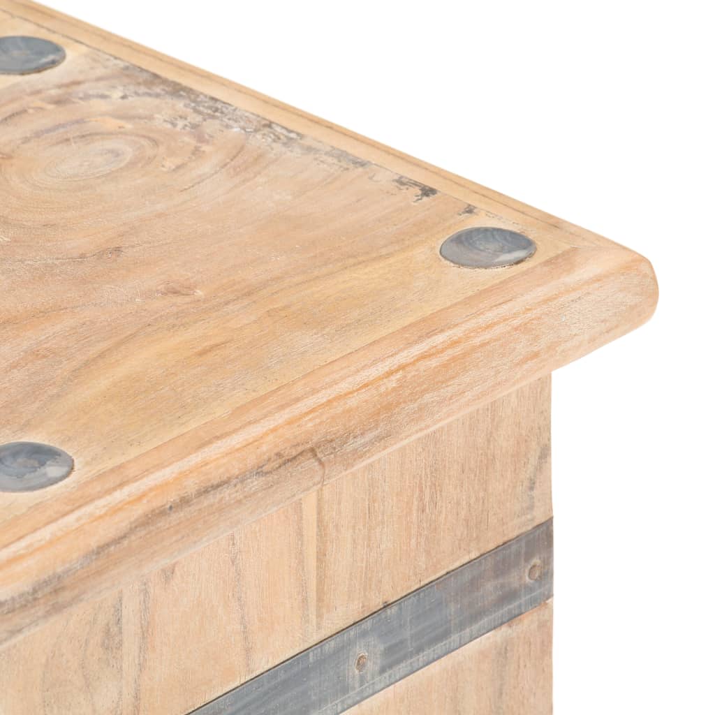Storage Chest 90x40x40 cm Solid Acacia Wood