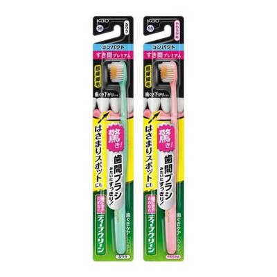 Kao - Cepillo de dientes compacto Deep Clean Premium Care