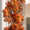 Artificial Vine Garland for Home and Outdoor Decoration Realistic Leafy Branches with Berries Flexible and Durable Faux Greenery Garland
