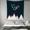 Houston Texans Wall Tapestry Aesthetic Wall Hanging Printed Fabric Blanket Decorative Tapestries for Bedroom Living Room Home Decor