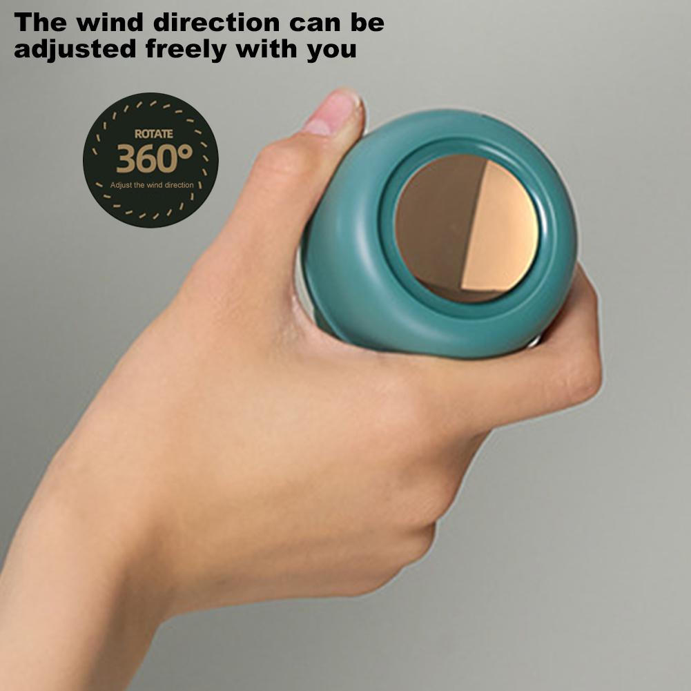 Waist-Mounted Bladeless Fan USB-C Rechargeable Portable Handheld Fan 360°Adjustable Outdoor Bladeless Fan for Outdoor Sports