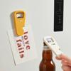 1 Magnetic Bottle Opener - Bottle Opener Refrigerator Sticker, Adsorbable On Refrigerator, Household Beer Bottle Opener