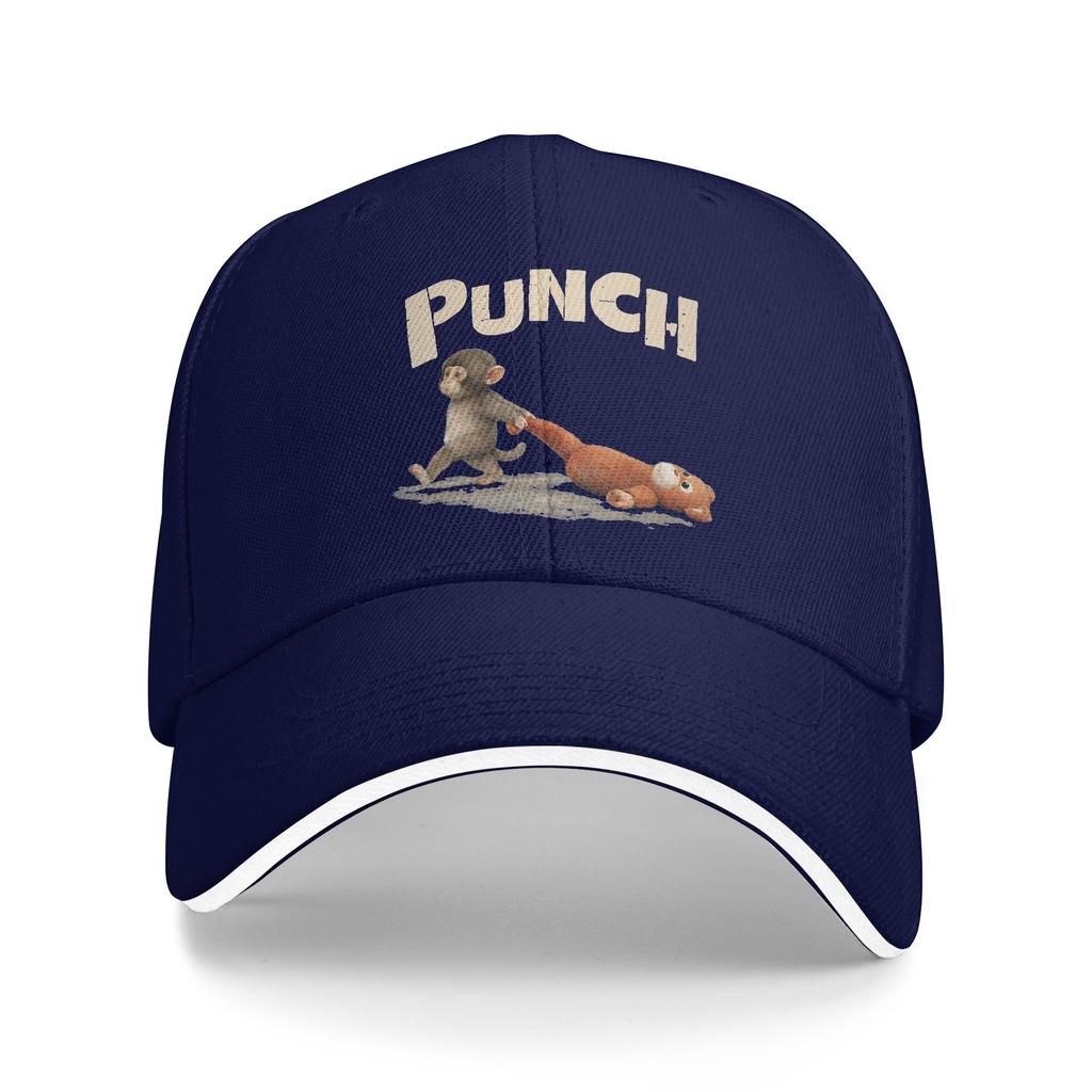 Monkey Punch Baby Little Punch Sun Baseball Cap  Spring Casual Trucker Hat For Unisex-Teens Outdoor Sport Baseball Caps
