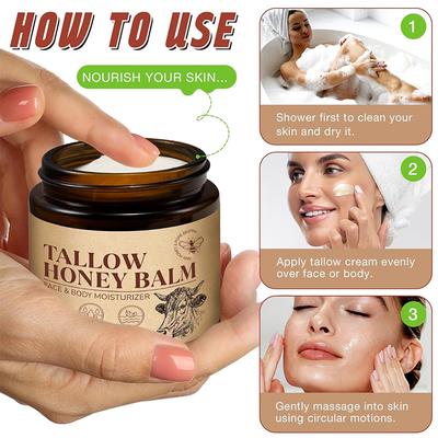 Honey Beef Cream Beef Cream Hydrating and Moisturizing Solid Beef Cream