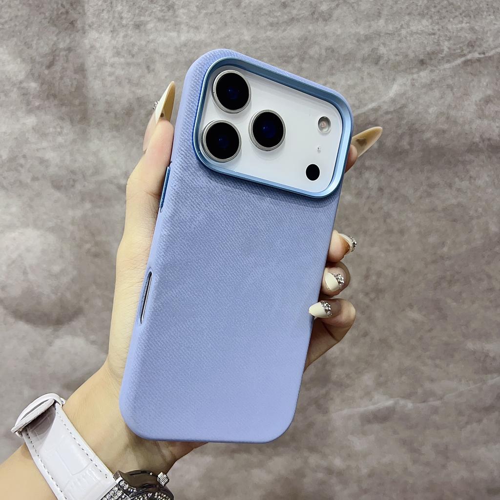 Flannel Magnetic For  Phone Case For For Iphone 17 Air 16 1 14 Plus 13 12 Pro Max Skinfeel Anti-drop Shockproof Cover