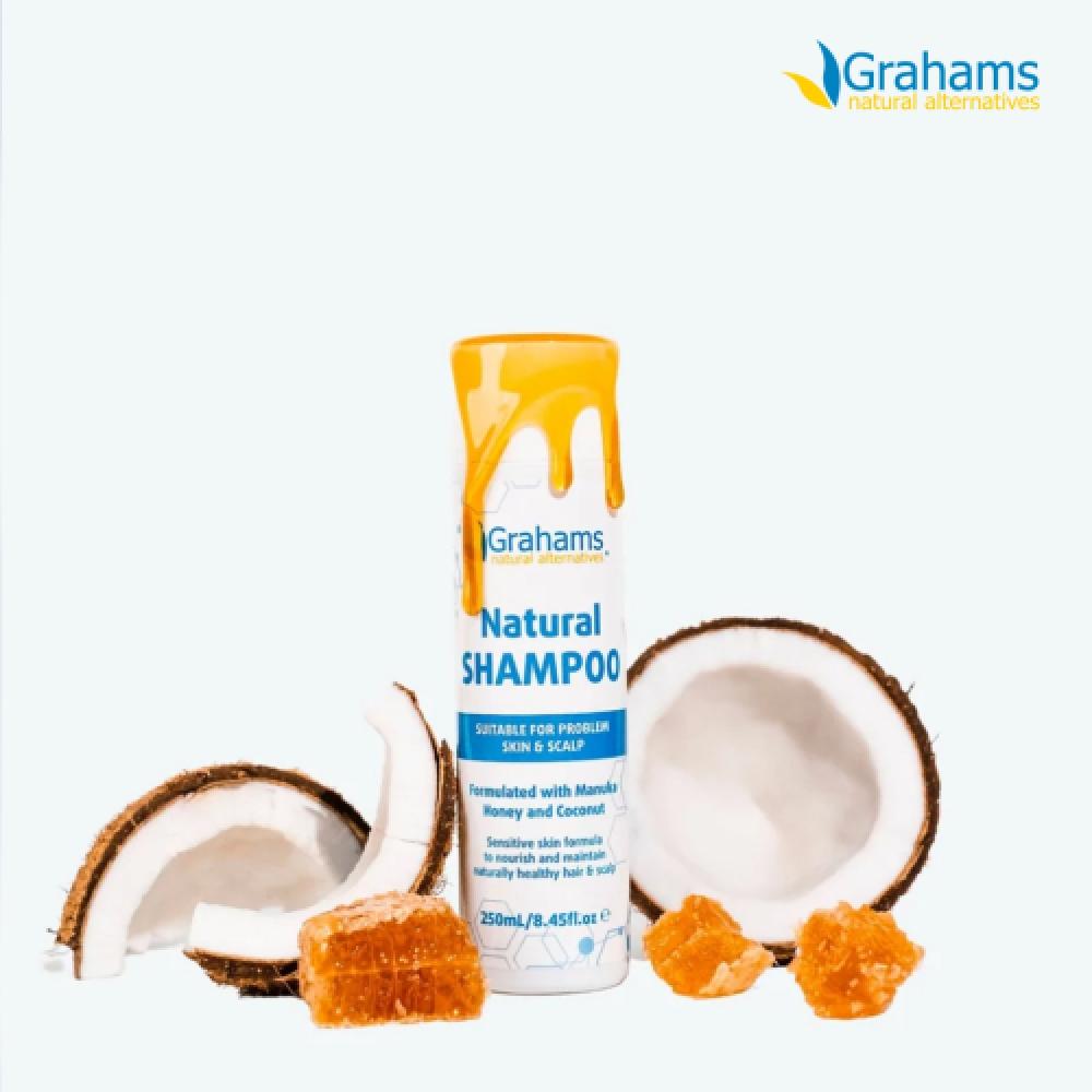 Grahams Natural Shampoo 250ml X3
