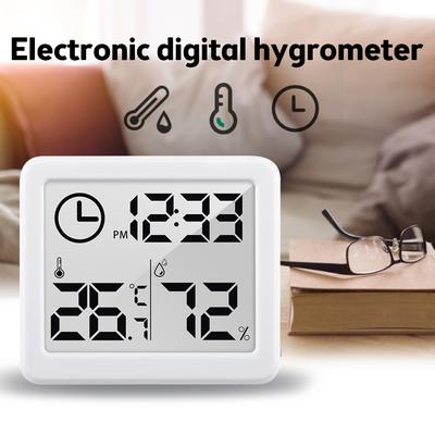 Digital Thermometer Hygrometer Indoor Room Electronic Temperature Humidity Meter 3.2inch LCD Screen Electronic Weather Station