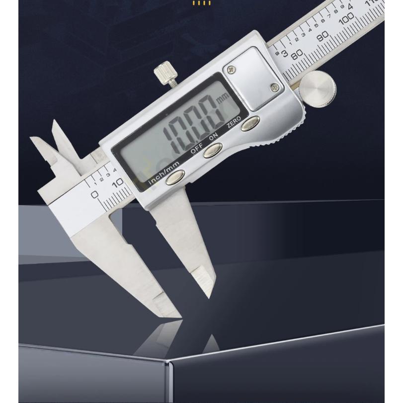 Metal Caliper Digital Pachometer Professional Vernier Caliber Measuring Tools Woodworking Thickness Gauge Depth Electronic Ruler