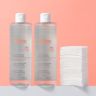 Micelinis valomasis vanduo 400ml Dvigubas specialus (+ 50 vatos diskelių įtraukta)