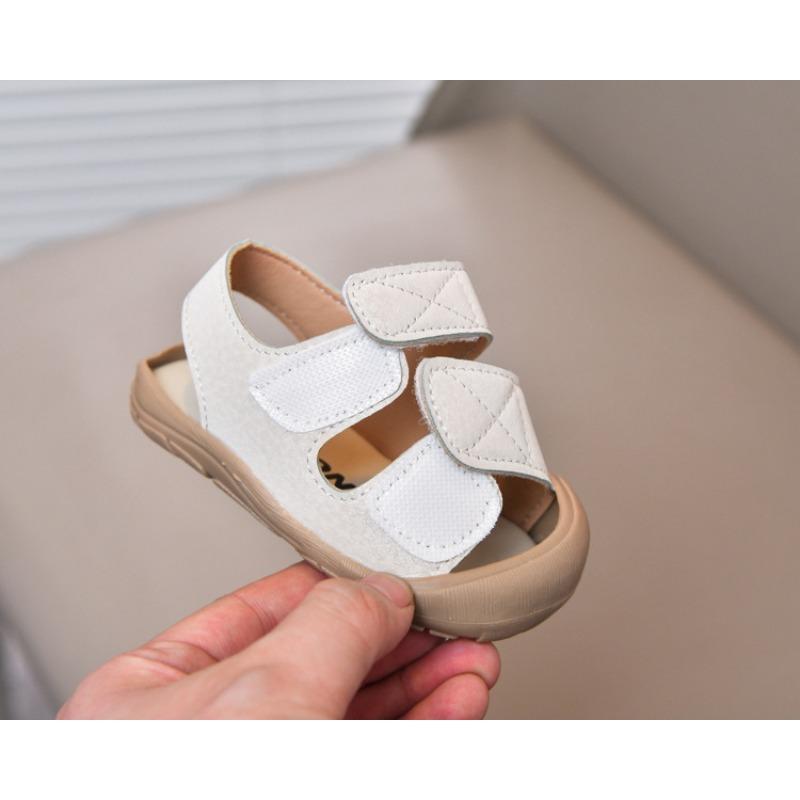 Anti-Collision Baby Shoes, Minimalist Girls' Closed-Toe Sandals, Walking Shoes, Infant Soft-Sole Summer Versatile Footwear.