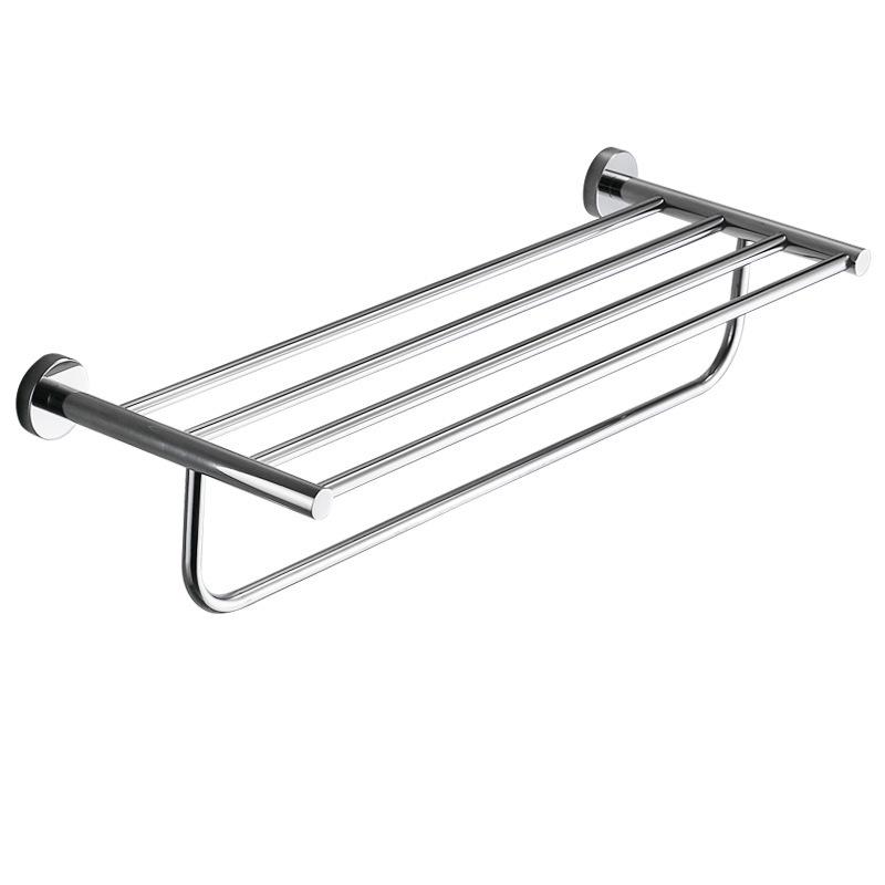 Edelstahl Badezimmer Handtuchhalter Set mit Spiegelablage & Nagelfreier Installation