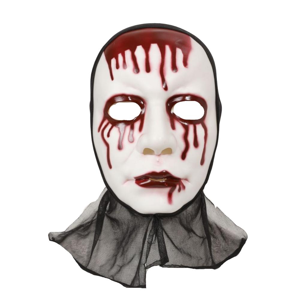 Funny Bloody Horror Mask Masquerade Horror Headgear Performance Party Dress Props