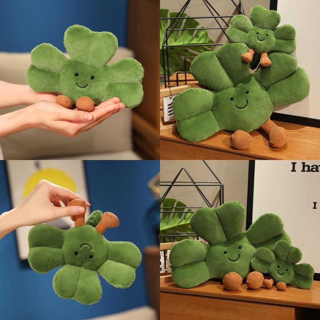 Stuffed Shamrock Jellycat Animal Plush Plant Doll Home Decor Gift Friends For