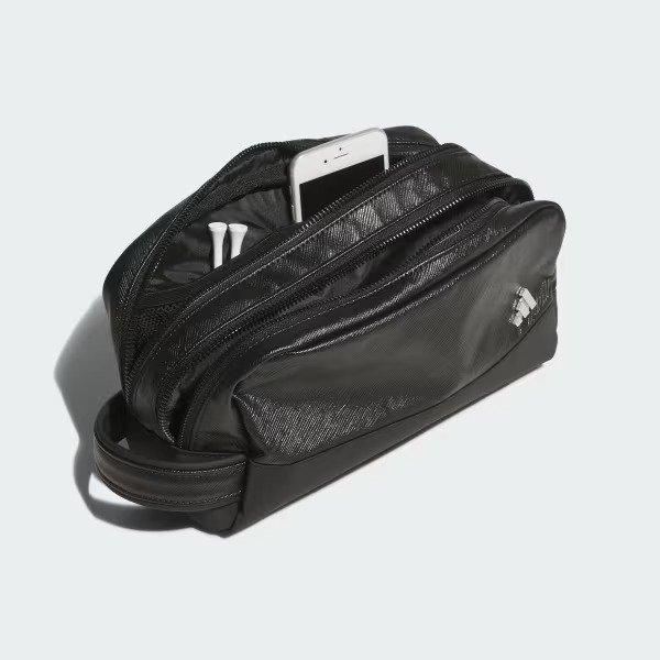Adidas Unisex Pu Leather 2 Zipper Pouch Ss